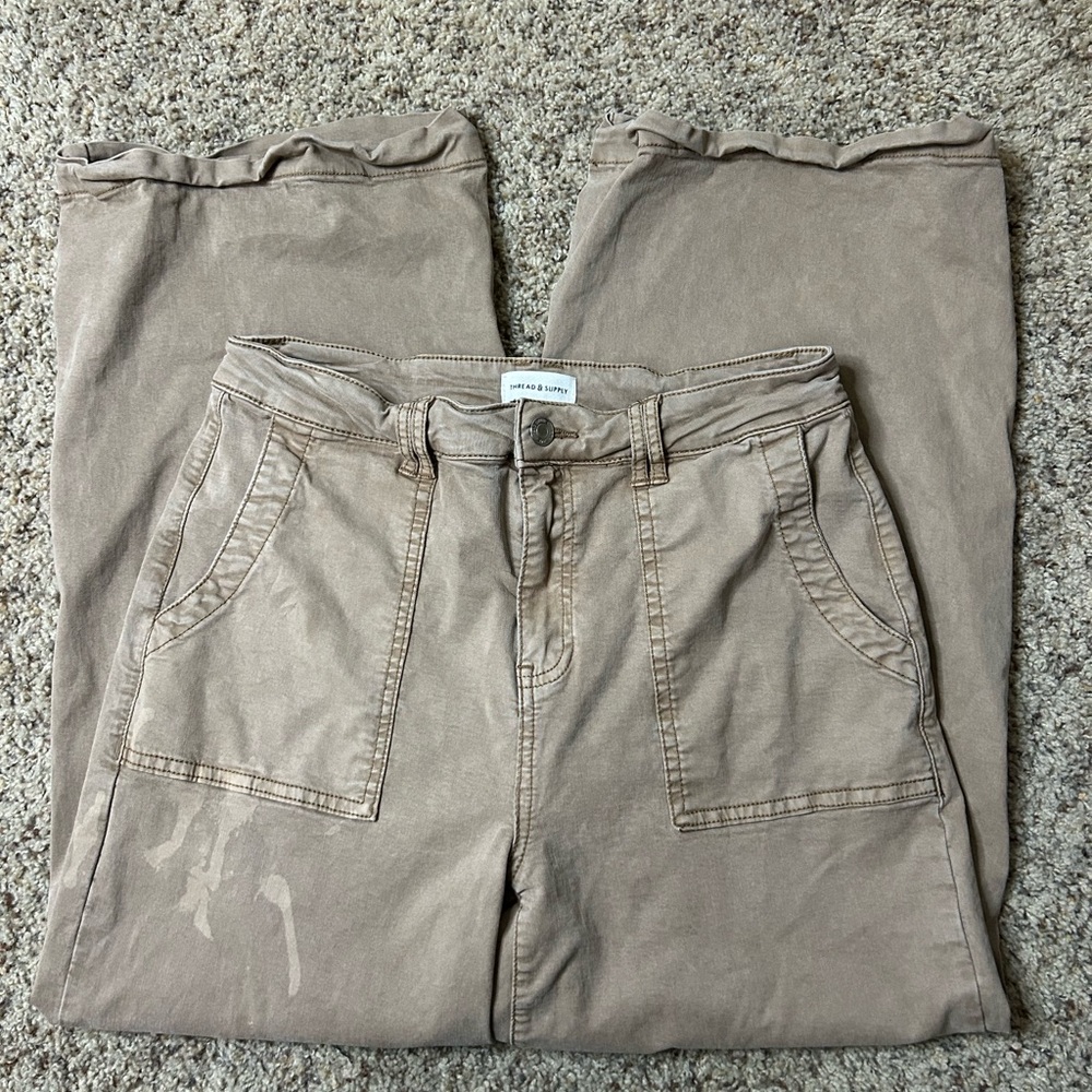 Thread & Supply Light Brown Pants